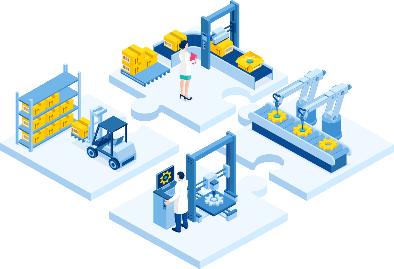 工場のイラスト